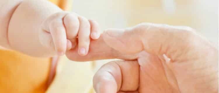Baby Holding Father's Hand