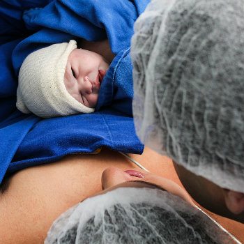 newborn baby delivered